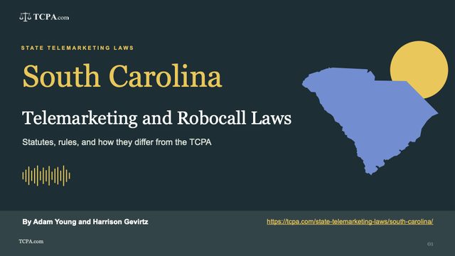 Cover of the full South Carolina guide